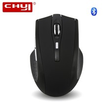 Chyi mouse recarregável ergonômico bluetooth, mouse sem fio recarregável silencioso de computador mouse ótico de 1600 dpi com adaptador bluetooth 4.0 2024 - compre barato