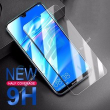 Protetor de tela de vidro temperado transparente, capinha para huawei y 9 6 7 5 3 pirme 2019 2018 y9 y6 honor 8c 7x 7c 7a pro 2024 - compre barato