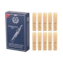 10pcs/ Box Bb Soprano Saxophone Reeds Normal Level Saxophone Sax Reeds Strength 2.0/ 2.5/ 3.0 for Beginners 2024 - buy cheap