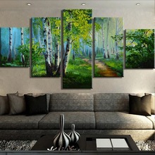 5 Piece Canvas Art Woods Wall Picture Cuadros Decoracion Paintings on Canvas Wall Art for Home Decorations Wall Decor Artwork 2024 - buy cheap