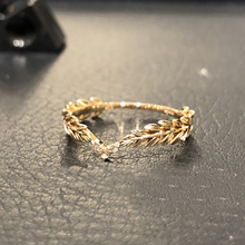Женское кольцо на палец с изображением растения пшеницы, золотые вечерние кольца 2024 - купить недорого