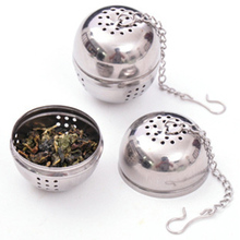 Tea Infuser Mesh Filter Stainless Steel Ball Strainer w/hook Loose Teaware Tea Leaf Spice 1 Pcs Hangable 2024 - buy cheap