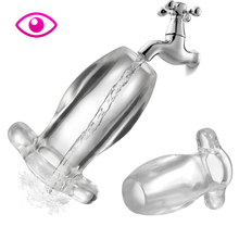 Juguetes sexuales con enchufe hueco para el ano, tapón Anal transparente para el patio trasero, masturbador abierto, limpieza Anal, Enema, Gay 2024 - compra barato