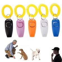 1pc Dog Training Whistle Clicker Dog Clicker Adjustable Sound Key Chain and Wrist Strap Dog Accessories Pet Dog Supplies 2024 - buy cheap