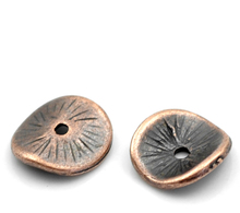 Cuentas espaciadoras de cobre antiguo, redondas, giro, 10x9mm,100 Uds. (B22568) 2024 - compra barato