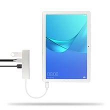 Adaptador de USB-C de aleación de aluminio 5 en 1 tipo C, lector de tarjetas de puerto USB 3,0 para Samsung Galaxy Tab A, de 10,1 SM-T510 ", SM-T515, Tablet y PC 2024 - compra barato