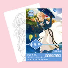 10 pages/book Anime Violet Evergarden Coloring Book For Children Painting Drawing antistress Books A4 2024 - buy cheap