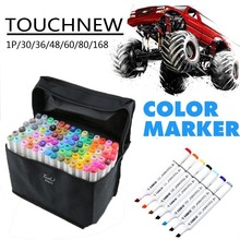 Touchnew T7 Individual Colors Drawing Markers Of Alcohol Based Double Brush Head Marker Pen Drawing Manga Art Supplies Markers 2024 - buy cheap