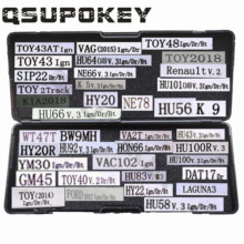 QSUPOKEY 2 in 1 Genuine LiShi IGN Locksmith Tools TOY43 TOY43R  NSN14 MIT8 MIT11 HYN11 MZA24 ISU5 IGN  HU100-10CUT  for Car/Auto 2024 - buy cheap