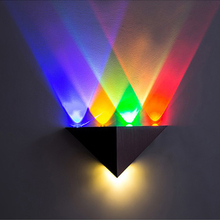 Modern Led Wall Lamp 5W Aluminum Body Triangle Wall Light For Bedroom Home Lighting Luminaire Bathroom Light Fixture Wall Sconce 2024 - buy cheap