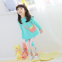 Children's Clothes Fall Girl's New Suit Pants Suit Children's Wear Cartoon girls clothing set 2024 - buy cheap