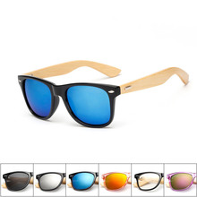 Q ZYOMY Retro Wood Sunglasses Men Bamboo Sunglass Women Brand Design Sport Goggles Gold Mirror Sun Glasses Shades lunette oculos 2024 - buy cheap
