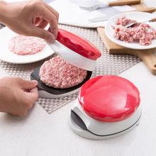 Forma de plástico para hambúrguer, prensa redonda para hambúrguer de carne 2024 - compre barato