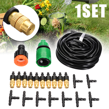 1 Set Plastic 16.4ft Garden Misting Cooling System Patio Water Mist Nozzles Mist Sprinkler Water Kits System Outdoor 2024 - buy cheap