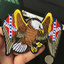Parches bordados de águila y bandera nacional, pegatinas para planchar en 3D, accesorios de goma para la espalda, zapatos, abrigo, bolsa, apliques 2024 - compra barato
