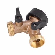 Sprinkler Irrigation Water Connector Brass Water Tap Adapter Y Shape 3/4 Hose Garden Pipe Connectors Watering Tubing Drip System 2024 - buy cheap