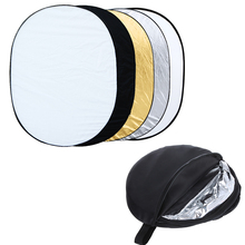 Andoer 35" * 47" / 90 * 120cm Oval 5 in 1 Light Reflector Multi Portable Collapsible Studio Photo Photography Light Reflector 2024 - buy cheap