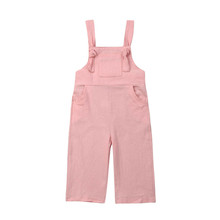 Summer Newborn Kids Baby Boy Girl Clothes Jumpsuit Sleeveless Solid Romper Clothes Outfits Set Playsuit 2024 - buy cheap