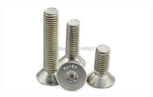 500PCS/LOT Metric M2 304 Stainless Steel A2 Flat Countersunk Head Hex Socket Cap Screw Bolt DIN7991 2024 - buy cheap