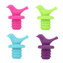 Novel Bird Shaped Silicone Wine Bottle Stopper Plug Beer Wine Cork Plug Cover Kitchen Bar Tool Interesting Gifts 2024 - buy cheap