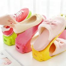 1pcs Home Use Shoe Organizer Double Layer Cleaning Storage Shoe Rack Stand Shelf Living Room Convenient Shoebox 2024 - buy cheap