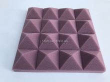 10pcs 30x30x5cm High Density White/Coffee color Retardant Pyramid Foam Sound Proofing Studio Acoustic Sound Absorption Flame 2024 - buy cheap