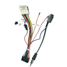 Conector de cabos estéreo para carro, 20 pinos, adaptador para 1din/2din, android, adequado para nissan 2024 - compre barato