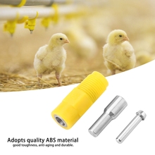 High Quality 10pcs/Set Automatic Chicken Drinking Dispenser Water Feeding Device Stainless Steel Nipple 2024 - buy cheap