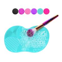 Silicone Brush Cleaner Cosmetic Makeup Washing Brush Gel Cleaning Mat Foundation Makeup Brush Cleaner Pad Scrubber Board 2024 - buy cheap