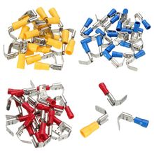 20PCS Back Piggyback Spade Crimp Connector Terminal 0.5-6.0mm 22-10AWG Electrical Insulated Cable Wire Connector 2024 - buy cheap