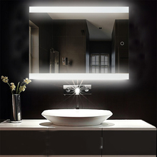 Bathroom LED Glowing Mirror Make-up Cosmetic Mirror Modern Touchable Intellegent Mirror Flameless Wall Mounted Mirror HWC 2024 - buy cheap