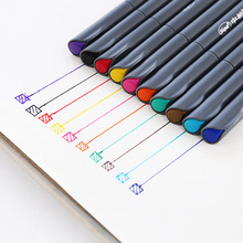 Caneta de gel multicolorida de 0.38mm, caneta criativa fofa multicolorida de tinta, presente promocional, material de escritório e escola, caneta de plástico com 10 peças 2024 - compre barato