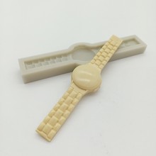 Minsunbak-Molde de silicona para reloj, herramientas de repostería para decoración de repostería, molde 3D para fundir azúcar 2024 - compra barato