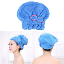 Bath Accessories Bathroom Hats Wrapped Towels Quickly Dry Hair Hat Home Textile Microfiber 2024 - buy cheap