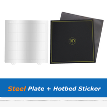 1pc 220*220mm Spring Steel Sheet Heat Bed Plate+ 1pc Hotbed Sticker For RepRap i3 Wanhao Anet A8 A6 MK3 Ender-3 DIY 2024 - buy cheap