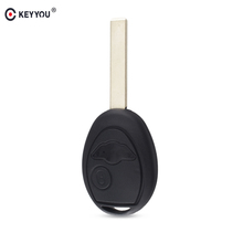 KEYYOU-Funda de llave remota para coche, carcasa Fob para BMW Mini Cooper R50 R53, sistemas de alarma de seguridad, 2 botones, llave en blanco, 20 Uds. 2024 - compra barato