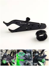 Sistema universal de trava de acelerador para motocicleta, em alumínio cnc, para kawasaki z125 z650 z900 z800 z1000 ninja 400 ninja 650 2024 - compre barato