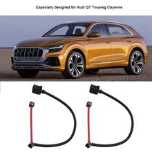 2Pcs Front Brake Pad Wear Sensor 7L0907637 for Audi Q7 Porsche VW Touareg Cable Good wear resistance New Arrivals 2024 - buy cheap