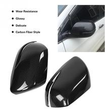 2 pcs Car Rearview Side Mirror Cover Trim Cap Housing ABS Plastic for Honda CRV 2017 Car Accessories  Carbon Fiber Style New 2024 - buy cheap