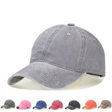 Mounchain Adult Unisex Tennis cap Vintage Washed Cotton Adjustable Sun Hat Baseball Cap 54-60 cm Adjustable Free size 2024 - buy cheap