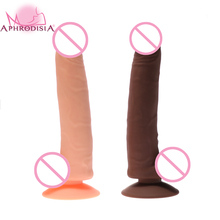 APHRODISIA 9.3 Inche Realistic Dong With Suction Cup Dildo, Waterproof Curved Penis With Balls, Sex Toys For Women Adult Product 2024 - buy cheap