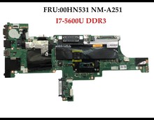 High quality AIVL0 NM-A251 For Lenovo Thinkpad T450 Laptop Motherboard FRU:00HN531 SR23V I7-5600U DDR3 Fully Tested 2024 - buy cheap