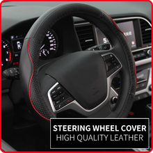 A Little Change Pu Leather Car Steering Wheel Protection Cover Steering Covers for Hyundai Elantra 2017 2018 Car Accessories 2024 - buy cheap