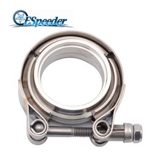 ESPEEDER 2/2.25/2.5/3/3.5 Inch V-Band Clamp Stainless Steel V-Band Flange Kit For Exhaust Pipes Downpipe Car Exhaust System 2024 - buy cheap