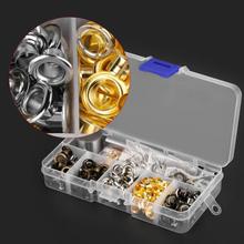 1Box Eyelet Grommet Washer with 3pcs Handwork Fixing Tools Set DIY Craft Clothes Accessories Metal Round Eyelet Grommet Hot Sale 2024 - buy cheap