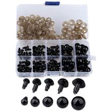 100 pcs 6-12 mm Plastic Safety Eyes, Black Safety Eyes Doll Making with 100 pcs Washer for Toy Making DIY Crafts 2024 - buy cheap