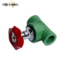 PPR Water Pipe Fitting with Valve 20/25/32mm Water Pipe Valve Joint Plastic Water Supply Pipe Joint Fitting Check Valve 2024 - buy cheap