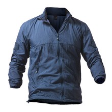 Jaqueta masculina tática de secagem rápida, leve, portátil, militar, de combate, fina, com capuz 2024 - compre barato