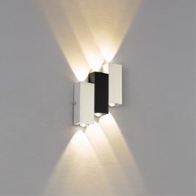 Indoor led wall light Creative Up Down 6W aluminum wall sconces Living room Bedroom Stair Aisle Corridor Home decorate wall lamp 2024 - buy cheap