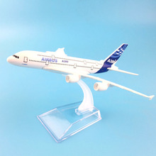 16cm Airbus A380 Plane aircraft model diecast metal model aeroplane 1:400 A380 Plane airplane model toy free shipping 2024 - buy cheap